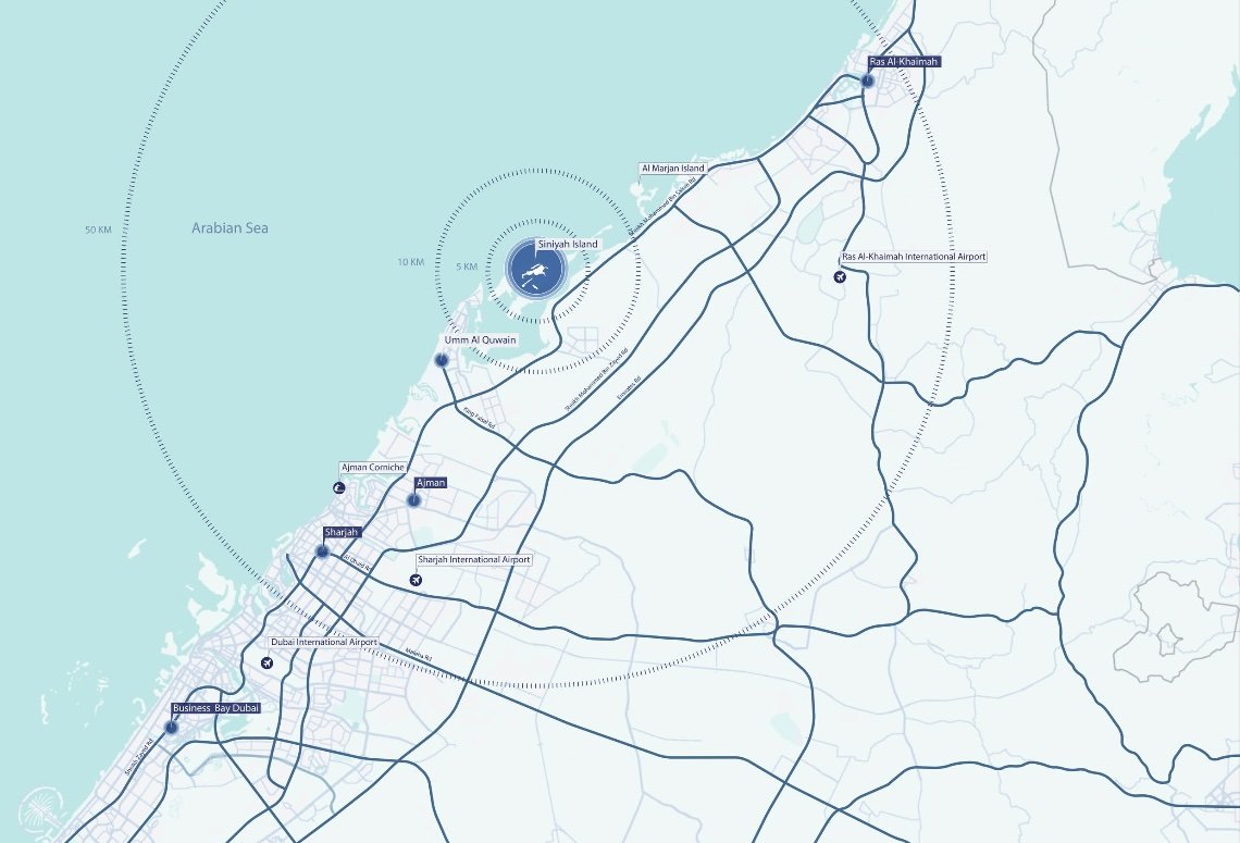 Siniya-Island-Location-Map